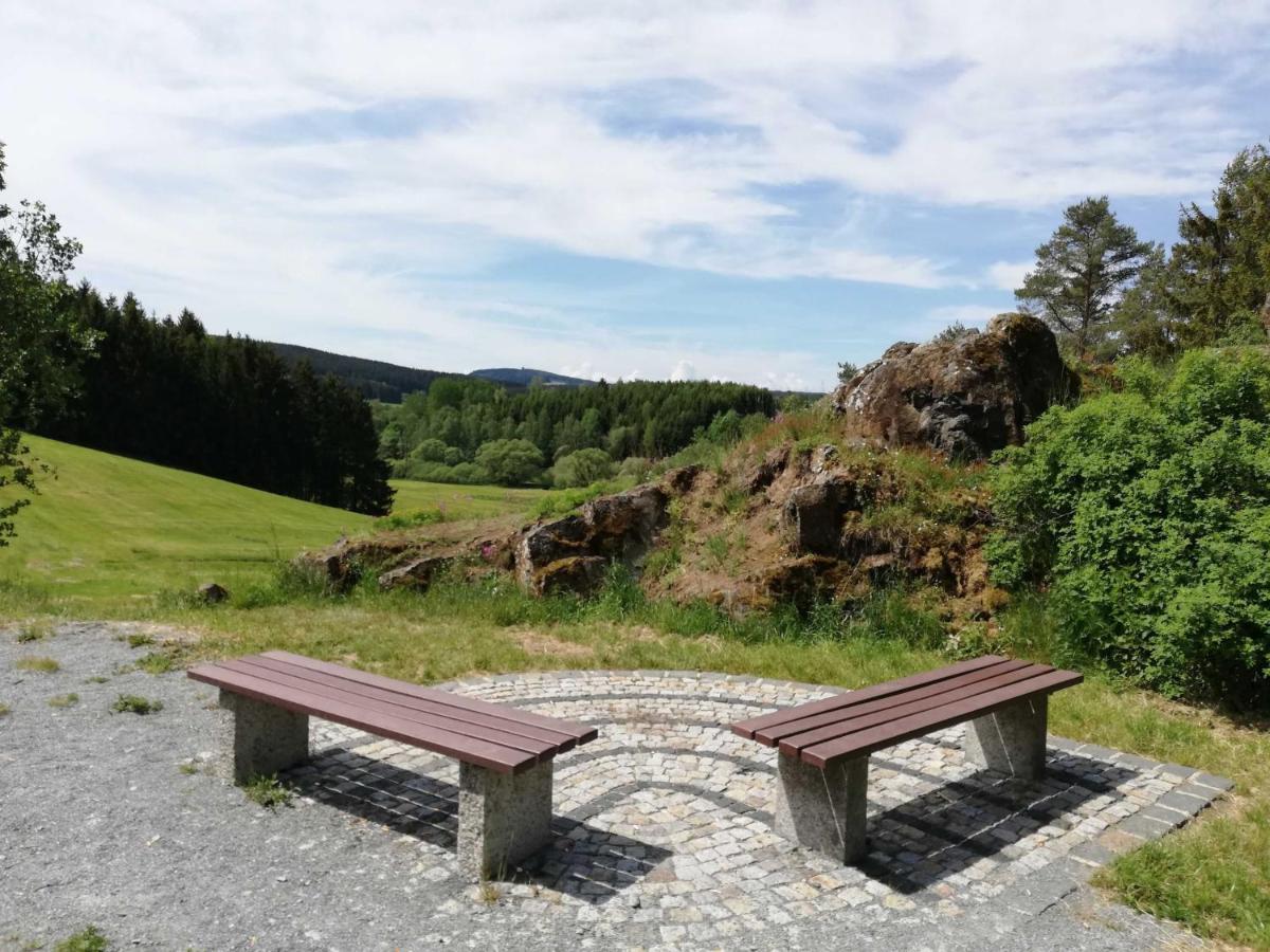 Ferienwohnung Bergwiese Schwarzenbach am Wald 외부 사진
